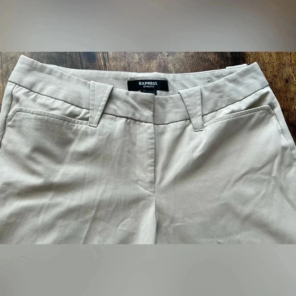 Express STRETCH | ladies khaki slacks, pants. Size: 5/6R - Picture 4 of 11
